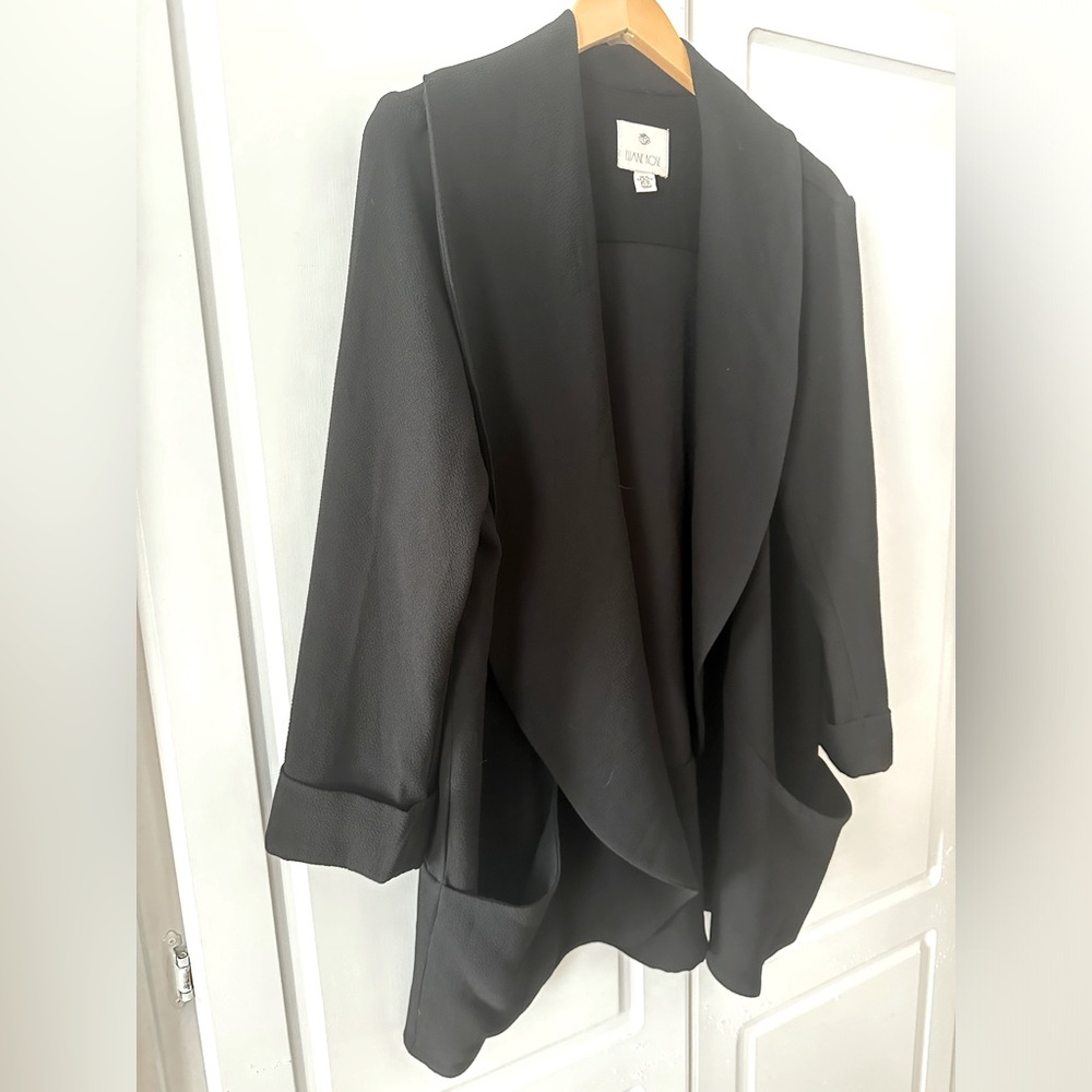 Flowy Black Eliane Rose Jacket, XL